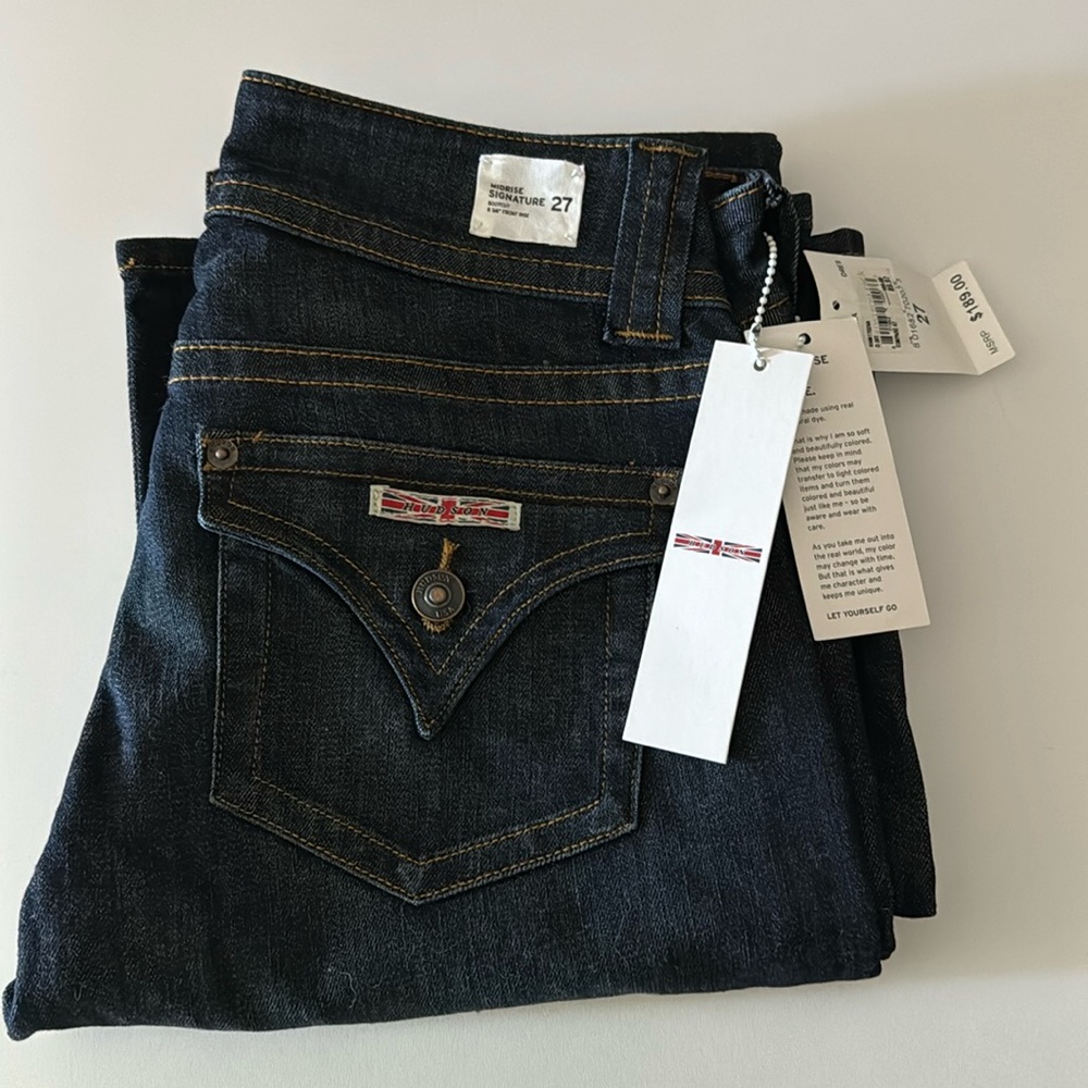 Hudson Midrise Signature Bootcut Jeans